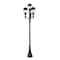 Z-Lite Davina 4 Light Outdoor Post Mounted Fixture, 34.5in. W x 130.75in. H, Black 5016PHBR-4-564P-BK - alternate 1